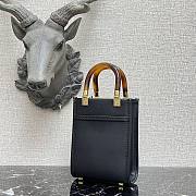 FENDI | Sunshine Shopper Black mini bag - 8BS051 - 13 x 18 x 6.5cm - 4
