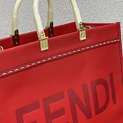 FENDI | Medium Tote Fendi Sunshine Red Shopper - 8BH386 - 35x17x31cm - 2