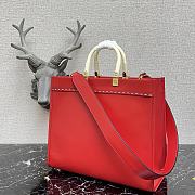 FENDI | Medium Tote Fendi Sunshine Red Shopper - 8BH386 - 35x17x31cm - 3