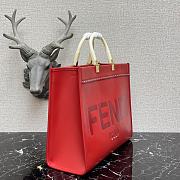 FENDI | Medium Tote Fendi Sunshine Red Shopper - 8BH386 - 35x17x31cm - 5