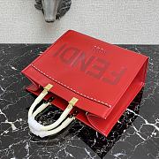 FENDI | Medium Tote Fendi Sunshine Red Shopper - 8BH386 - 35x17x31cm - 6