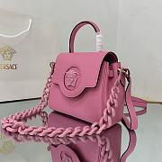 VERSACE | La Medusa Pink Small Handbag - DBFI040 - 20 x 10 x 17cm - 6