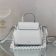 VERSACE | La Medusa White Small Handbag - DBFI040 - 20 x 10 x 17cm - 3