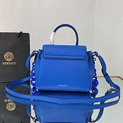 VERSACE | La Medusa Small Blue Handbag - DBFI040 - 20 x 10 x 17cm - 6