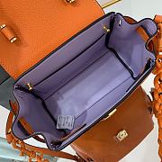 VERSACE | La Medusa Small Orange Handbag - DBFI040 - 20 x 10 x 17cm - 3