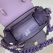VERSACE | La Medusa Small Purple Handbag - DBFI040 - 20 x 10 x 17cm - 2