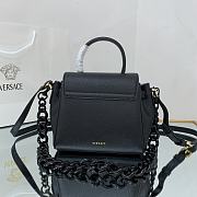 VERSACE | La Medusa Small Black Handbag - DBFI040 - 20 x 10 x 17cm - 2