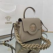 VERSACE | La Medusa Small Beige Handbag - DBFI040 - 20 x 10 x 17cm - 5