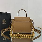 VERSACE | La Medusa Small Caramel Handbag - DBFI040 - 20 x 10 x 17cm - 3