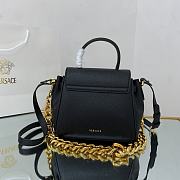 VERSACE | La Medusa Small BlackGold Handbag - DBFI040 - 20 x 10 x 17cm - 6