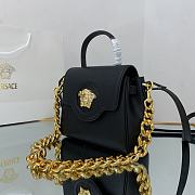 VERSACE | La Medusa Small BlackGold Handbag - DBFI040 - 20 x 10 x 17cm - 2