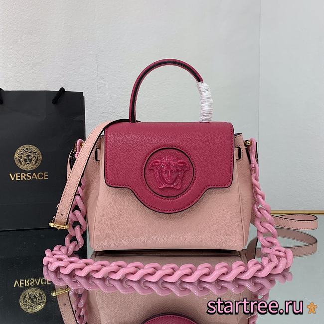 VERSACE | La Medusa Small Pink Bag - DBFI040 - 20 x 10 x 17cm - 1