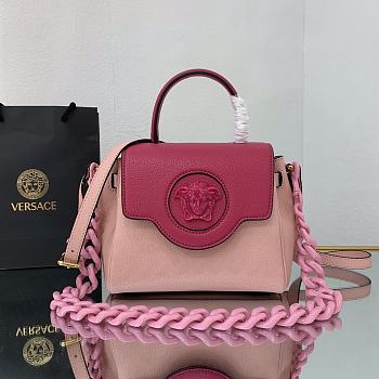 VERSACE | La Medusa Small Pink Bag - DBFI040 - 20 x 10 x 17cm