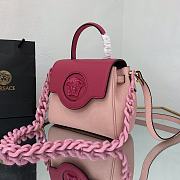 VERSACE | La Medusa Small Pink Bag - DBFI040 - 20 x 10 x 17cm - 4