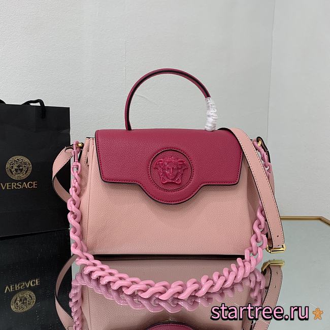 VERSACE | La Medusa Pink Medium Handbag - DBFI039 - 25 x 15 x 22 cm - 1