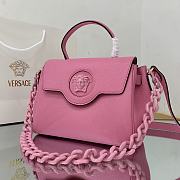 VERSACE | La Medusa Pink Medium Handbag - DBFI039 - 25 x 15 x 22 cm - 5