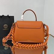 VERSACE | La Medusa Medium Orange Handbag - DBFI039 - 25 x 15 x 22 cm - 2