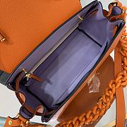 VERSACE | La Medusa Medium Orange Handbag - DBFI039 - 25 x 15 x 22 cm - 4