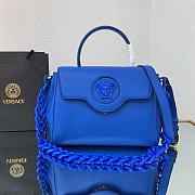 VERSACE | La Medusa Medium Blue Handbag - DBFI039 - 25 x 15 x 22 cm - 1