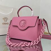 VERSACE | La Medusa Medium Pink Handbag - DBFI039 - 25 x 15 x 22 cm - 2