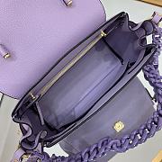 VERSACE | La Medusa Medium Purple Handbag - DBFI039 - 25 x 15 x 22 cm - 2