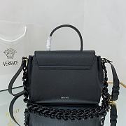 VERSACE | La Medusa Medium Black Handbag - DBFI039 - 25 x 15 x 22 cm - 6