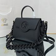 VERSACE | La Medusa Medium Black Handbag - DBFI039 - 25 x 15 x 22 cm - 3