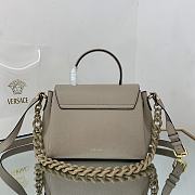 VERSACE | La Medusa Medium Beige Handbag - DBFI039 - 25 x 15 x 22 cm - 6