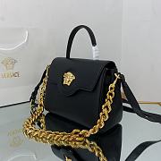 VERSACE | La Medusa Medium Black/Golden Handbag - DBFI039 - 25 x 15 x 22 cm - 6
