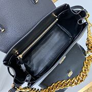 VERSACE | La Medusa Medium Black/Golden Handbag - DBFI039 - 25 x 15 x 22 cm - 2