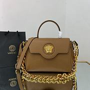 VERSACE | La Medusa Medium Brown Handbag - DBFI039 - 25 x 15 x 22 cm - 1