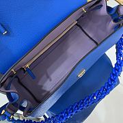 VERSACE | La Medusa Large Blue Handbag - DBFI038 - 35 x 14 x 25 cm - 6