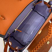 VERSACE | La Medusa Large Orange Handbag - DBFI038 - 35 x 14 x 25 cm - 6