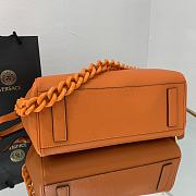VERSACE | La Medusa Large Orange Handbag - DBFI038 - 35 x 14 x 25 cm - 5