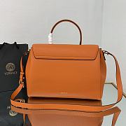 VERSACE | La Medusa Large Orange Handbag - DBFI038 - 35 x 14 x 25 cm - 3