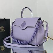 VERSACE | La Medusa Large Purple Handbag - DBFI038 - 35 x 14 x 25 cm - 5
