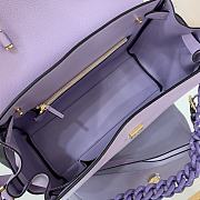VERSACE | La Medusa Large Purple Handbag - DBFI038 - 35 x 14 x 25 cm - 4