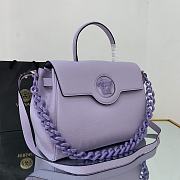 VERSACE | La Medusa Large Purple Handbag - DBFI038 - 35 x 14 x 25 cm - 2