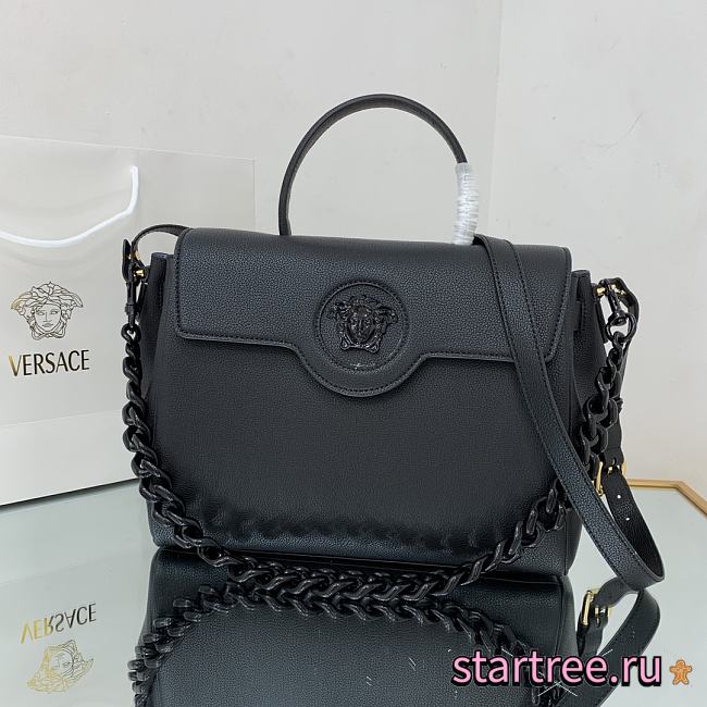 VERSACE | La Medusa Large Black Handbag - DBFI038 - 35 x 14 x 25 cm - 1
