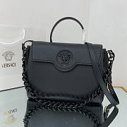 VERSACE | La Medusa Large Black Handbag - DBFI038 - 35 x 14 x 25 cm - 1
