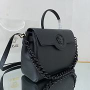 VERSACE | La Medusa Large Black Handbag - DBFI038 - 35 x 14 x 25 cm - 5