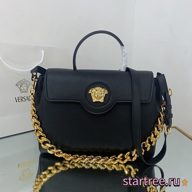 VERSACE | La Medusa Large Black/Golden Handbag - DBFI038 - 35 x 14 x 25 cm - 1