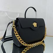 VERSACE | La Medusa Large Black/Golden Handbag - DBFI038 - 35 x 14 x 25 cm - 6