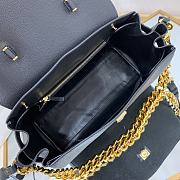 VERSACE | La Medusa Large Black/Golden Handbag - DBFI038 - 35 x 14 x 25 cm - 2