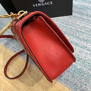 VERSACE | Red Virtus Quilted Shoulder Bag - DBFG985 - 24 x 9 x 16.5 cm - 3