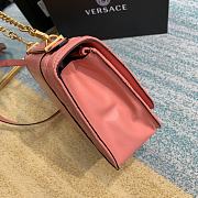 VERSACE | Pink Virtus Quilted Shoulder Bag - DBFG985 - 24 x 9 x 16.5 cm - 6