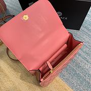 VERSACE | Pink Virtus Quilted Shoulder Bag - DBFG985 - 24 x 9 x 16.5 cm - 4