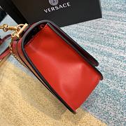 VERSACE | Red Virtus Shoulder Bag - DBFG985 - 24 x 9 x 16.5 cm - 4