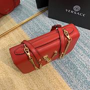 VERSACE | Red Virtus Shoulder Bag - DBFG985 - 24 x 9 x 16.5 cm - 3