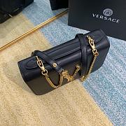 VERSACE | Black Virtus Shoulder Bag - DBFG985 - 24 x 9 x 16.5 cm - 3